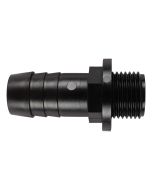 Slangtule - Met buitendraad - Kunststof - 1/2 inch naar 19 mm