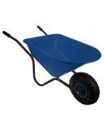 Kinderkruiwagen blauw/zwart metaal/kunststof