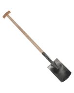 Spade - I.T. - Met opstapje - Blank gepolijst - Essenhouten steel - 90 cm