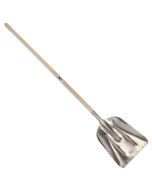 Schop - Karlstad - Aluminium - Met slijtstrip - Essenhouten steel - 135 cm