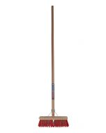 Onkruidbezem - Stalen haren - Houten steel - 140 cm