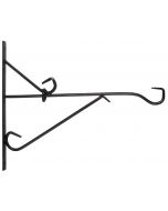Muurhaak smeedijzer zwart 35cm