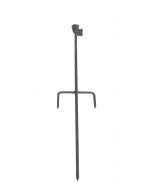 Metalen piket elleboog met 1/2 inch aansluiting inwendige draad lengte 60 cm
