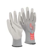 Werkhandschoenen - Extra grip - Maat XL - Grijs - 10 paar