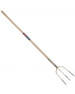 Hooivork - 3 tanden - Met veerbus - Essenhouten steel - 165 cm