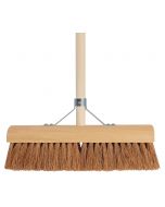 Kamerveger - Kokos - 30 centimeter - Houten steel - 150 centimeter