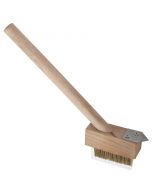 Hand weed brush - Steel bristles - With crab hook - Short handle