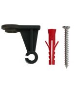 Fastening set (6pcs) plastic for climbing frame metal