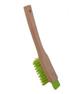 Lawn mower brush - With scraper - Wooden handle