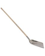 Schop - Karlstad - Aluminium - Met slijtstrip - Essenhouten steel - 135 cm