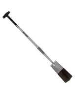 Draineerspade - Blank gepolijst - Met opstapje - Glasfiber steel - 76 cm