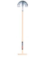 Grass edge trimmer - With step - Galvanized - Ash wood handle - 100 cm