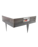 Border edge - Corten steel - Linkable - 100 x 7.5 cm