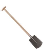 Dulspade - Gehard staal - Gebogen - Essenhouten steel - 85 cm