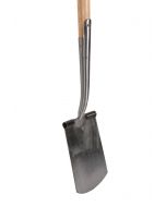 Spade - With neck - Blank ground - With step - Ash wood handle - 76 cm