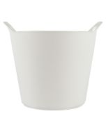 Flexibel kuipje - Met hendels - Kunststof - 22 liter - Wit