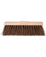 Gemeentebezem - Halfrond - Natuurvezel - 45 centimeter - Zonder steel