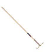 Asfalthark - 10 tanden - 25 cm - Gesmeed staal - Essenhouten steel - 160 cm