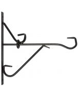 Muurhaak smeedijzer zwart 25cm