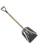 Graanschop - Aluminium - Essenhouten steel - 85 cm