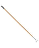 Tuinkrabber - Verzinkt - 3 tanden - Essenhouten steel - 140 cm