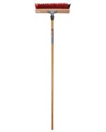 X-bezem - Buitenbezem - Nylon - Met dul - 40 cm - Houten steel - 160 cm