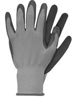 Werkhandschoenen - Grijs - Latex - Maat M