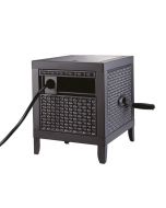 Decoratieve Tuinslangbox - Wicker Design - Met tuinslanggeleider - Staal - Zonder tuinslang