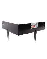 Border edge - Corten steel - Linkable - 100 x 7.5 cm
