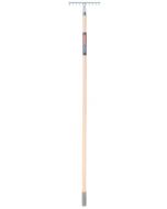 Tuinhark - 10 tanden - Verzinkt - 25 cm - Essenhouten steel - 160 cm