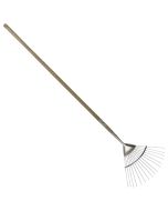 Dutch Garden - Lawn Rake - Stainless Steel - FSC Wood