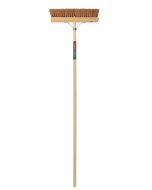 Kamerveger - Kokos - 40 centimeter - Houten steel - 150 centimeter