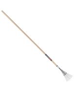 Gazonhark - Professioneel - Gesmeed - 8 tanden - Essenhouten steel - 160 cm