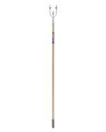 Cultivator - Galvanized - 3 teeth - Ash wood handle - 160 cm