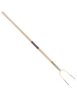 Hooivork - 2 tanden - Met veerbus - Essenhouten steel - 165 cm