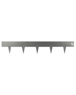 Border edge - Galvanized - Connectable - 100 x 7.5 cm