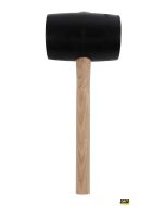 Rubberen hamer - 1380 gram - Essenhouten steel