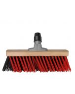 X-bezem - Buitenbezem - Nylon - Met dul - 30 centimeter - Zonder steel