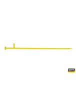 Draadpen zwaar met L-kop 800 mm RAL 1021