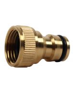 Kraannippel 1/2 inch met inwendige draad (messing) op kaart