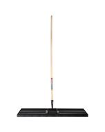 Egalisatiehark - 70 cm - Gecoat staal - Essenhouten steel - 160 cm
