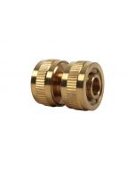 Dubbele slanghouder dia 12-18 mm (messing) op kaart