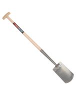 Spade - Met hals - Blank geslepen - Essenhouten steel - 76 cm