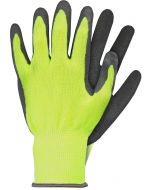 Work gloves - Yellow - Latex - Size M