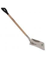 Ballastschop - Karlstad - Aluminium - Met slijtstrip - Essenhouten steel - 85 cm