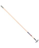 Hoe - Weed Chopper - Galvanized - 16 cm - Ash wood handle - 160 cm