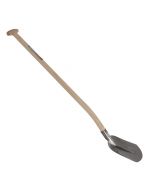 Schepbats - Maat 0 - Blank gepolijst - Essenhouten steel - 100 cm