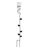 Regenmeter m.bladeren steel