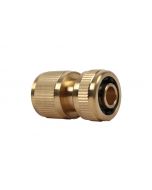 Snelkoppeling dia 12-18 mm met slanghouder (messing) op kaart