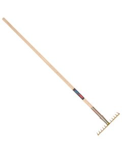 Asfalthark - 12 tanden - 30 cm - Gesmeed staal - Essenhouten steel - 160 cm